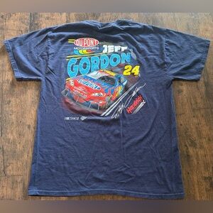 🏁 Vintage Jeff Gordon #24 DuPont Motorsports NASCAR Tee (Men’s Large)